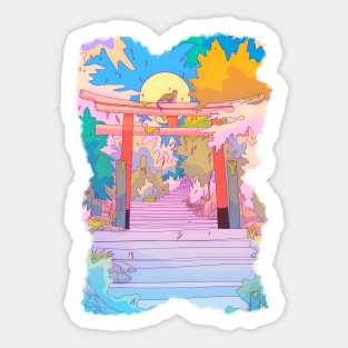 A colorful welcome Sticker